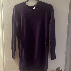 Purple cashmere tunic sweater!